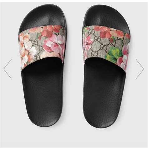 gucci jumbo sliders|gucci slides with butterfly.